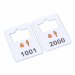 plastic garderobenummers complete set 1001-2000