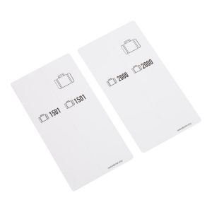 500 Luggage tags, self-adhesive, preprinted, serie 1501-2000, white